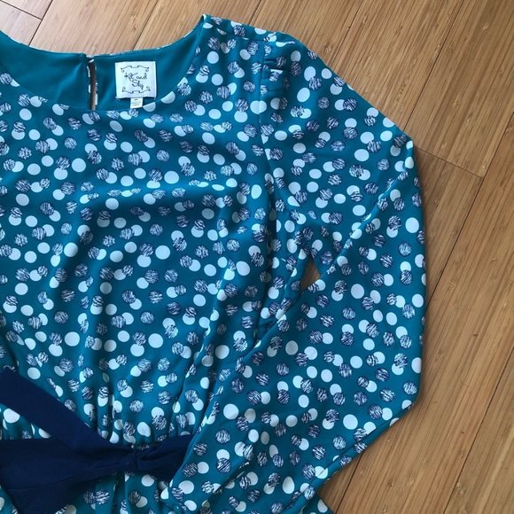 Kit and Sky Polka Dot Dress M - Picture 3 of 6